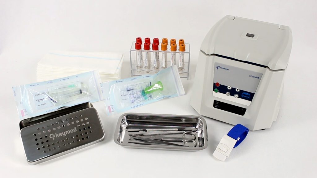 Fibryna i osocze bogatopłytkowe w stomatologii zestawy keymed - materiały